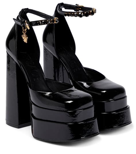 platform heels versace|versace platform high heels.